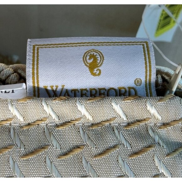 WC Designs Waterford Polyester Conor Paisley 18" x 18" Gold Pillow Tassels - Picture 4 of 6